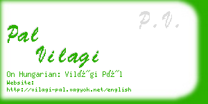 pal vilagi business card